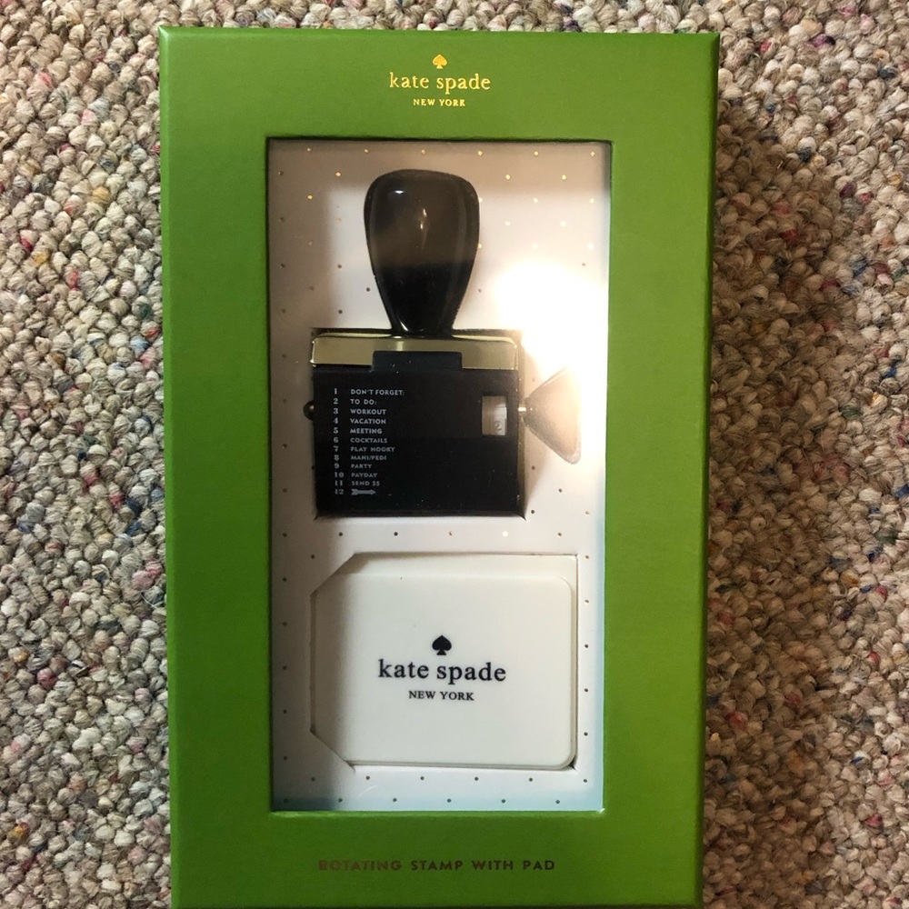 🆕 Kate Spade Call to Action Rotating Ink Stamper - Picture 2 of 7